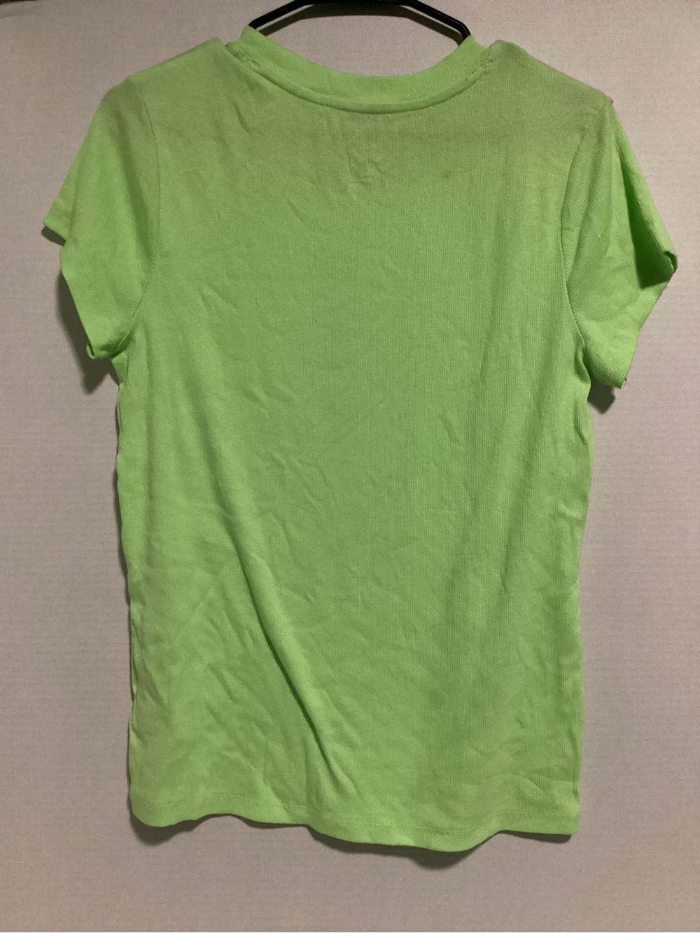 a new day Neon Green Ribbed Crewneck Tee - Picture 3 of 5